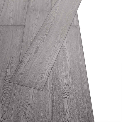 Flooring Planks 18 pcs Dark Grey 5.26 m² PVC