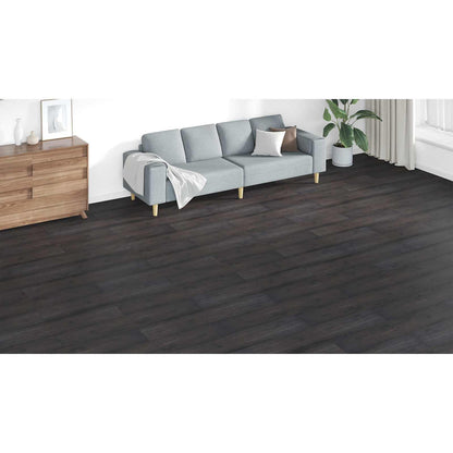 Flooring Planks 18 pcs Dark Grey 5.26 m² PVC