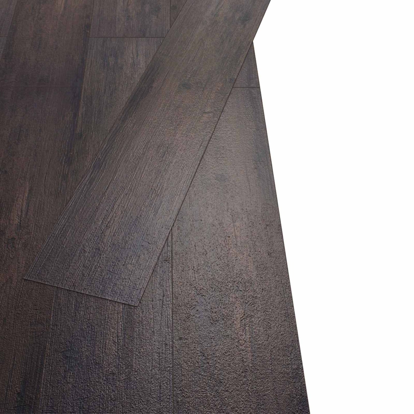 Flooring Planks 18 pcs Dark Grey 5.26 m² PVC