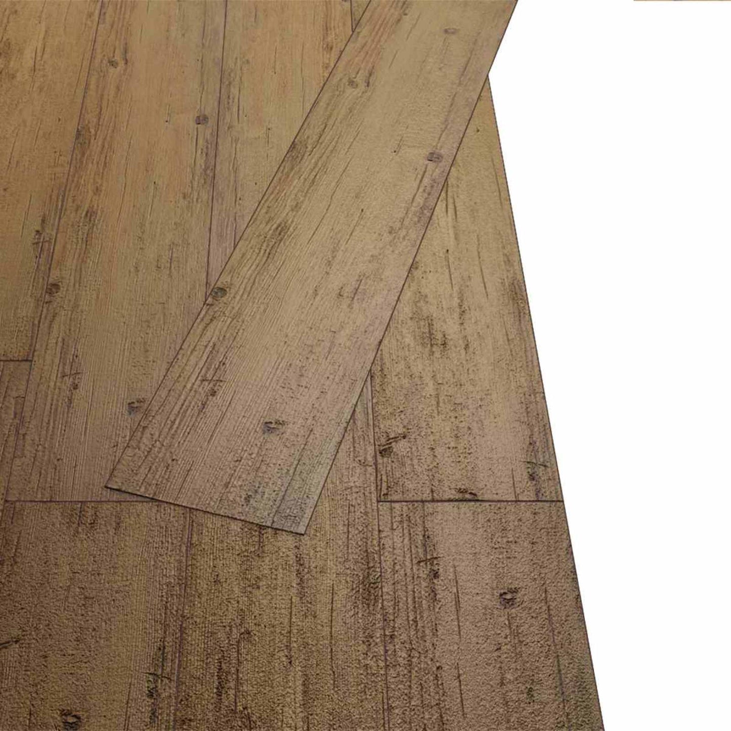 Flooring Planks 36 pcs Walnut Brown 5.02 m² PVC