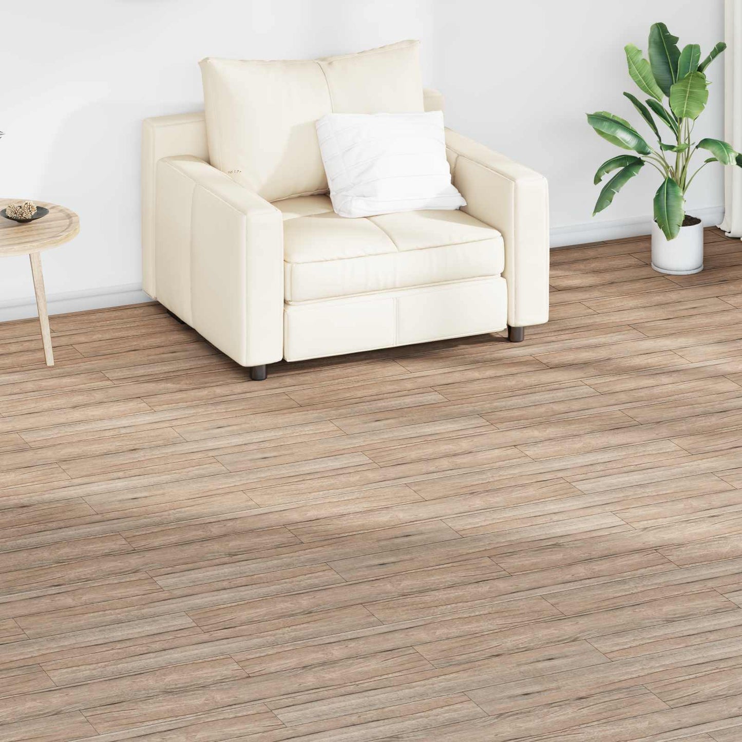 Flooring Planks 36 pcs Oak Brown 5.02 m² PVC
