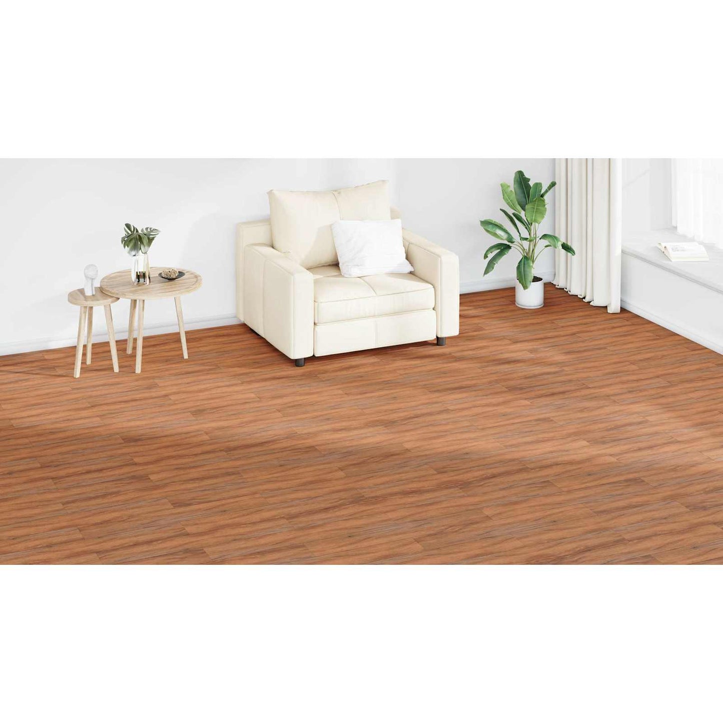 Flooring Planks 36 pcs Natural 5.02 m² PVC