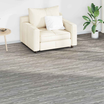 Flooring Planks 36 pcs Dark Grey 5.02 m² PVC