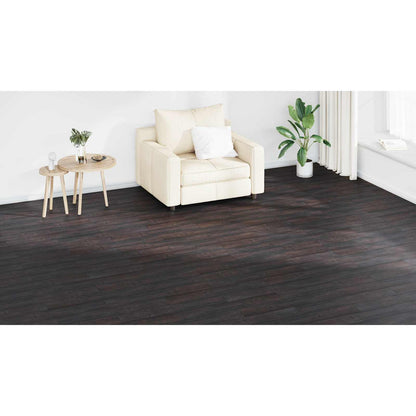 Flooring Planks 36 pcs Dark Brown 5.02 m² PVC