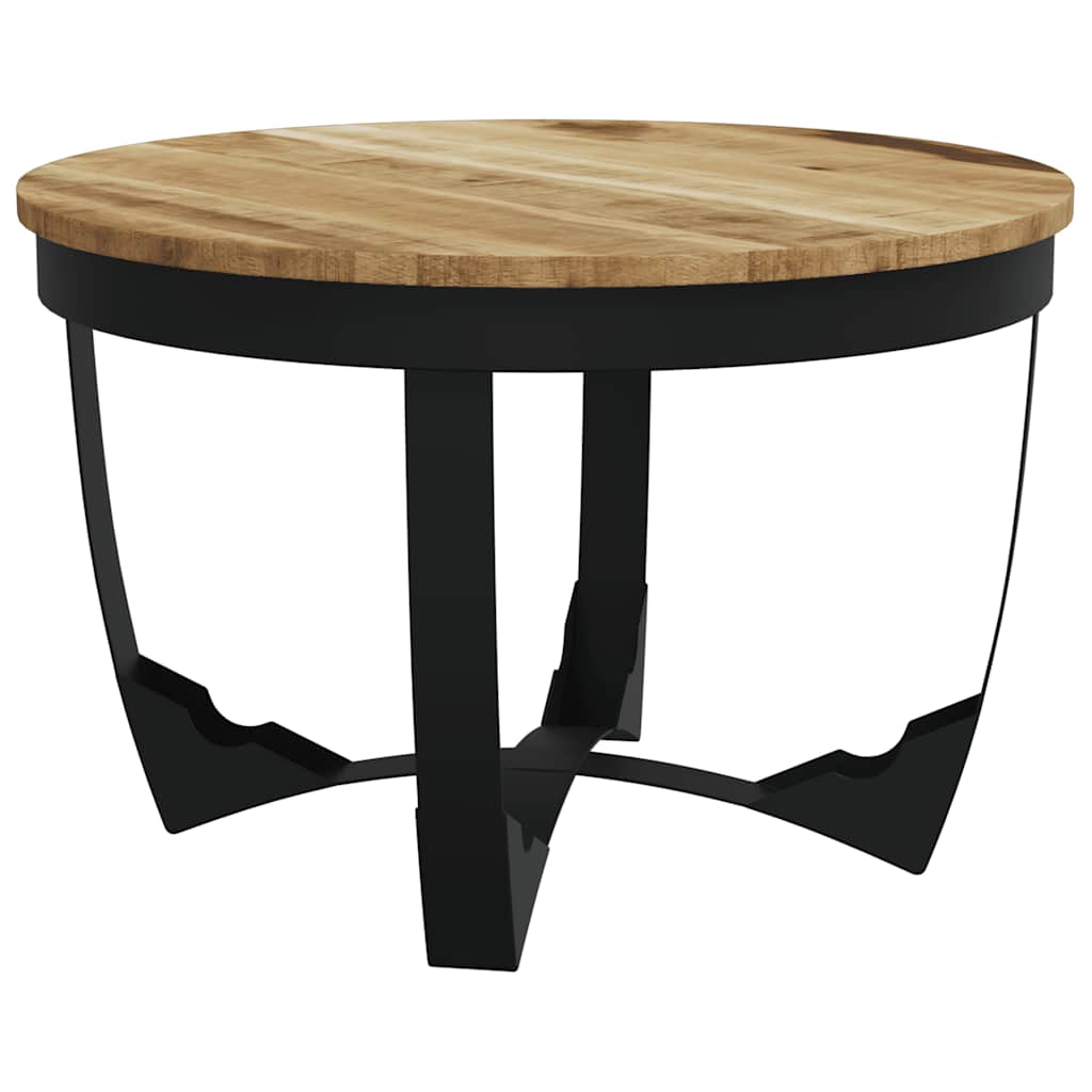 Coffee Table Solid Rough Mango Wood 60x40 cm