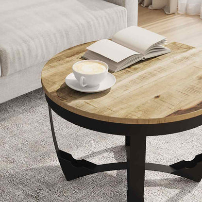 Coffee Table Solid Rough Mango Wood 60x40 cm