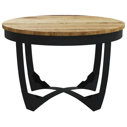 Coffee Table Solid Rough Mango Wood 60x40 cm