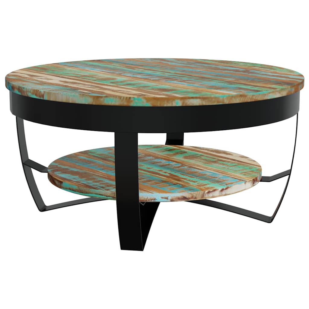 Coffee Table | Multicolour | Solid reclaimed wood | Medium |  Industrial