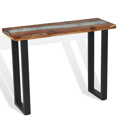 245065 vidaXL Console Table Teak 100x35x75 cm