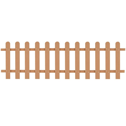 42822 vidaXL Picket Fence WPC 200x60 cm