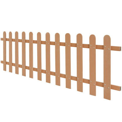 42822 vidaXL Picket Fence WPC 200x60 cm