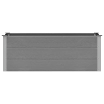 Garden Raised Bed WPC 150x50x54 cm Grey