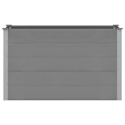 Garden Raised Bed WPC 150x50x91 cm Grey