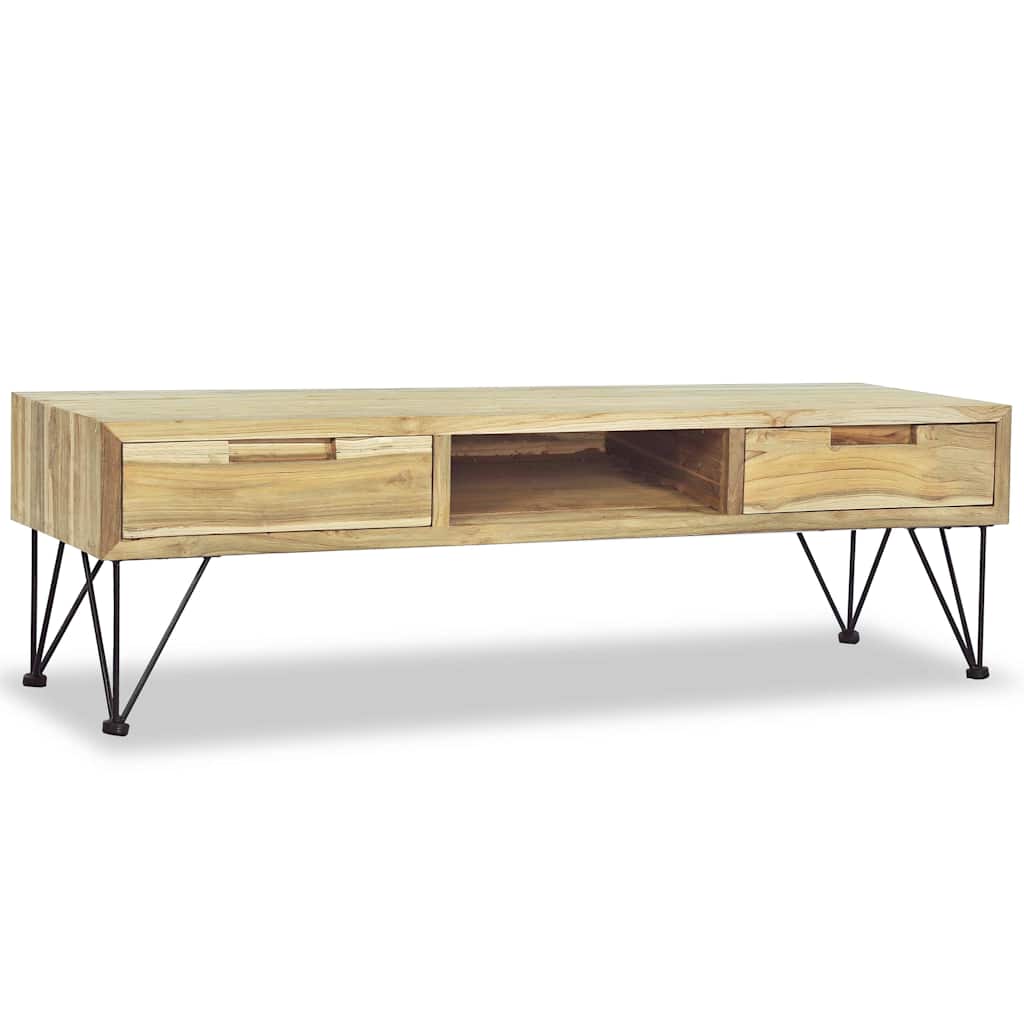 244575 vidaXL TV Cabinet 120x35x35 cm Solid Teak
