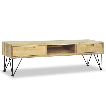 244575 vidaXL TV Cabinet 120x35x35 cm Solid Teak