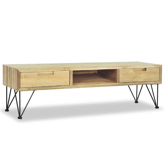 244575 vidaXL TV Cabinet 120x35x35 cm Solid Teak