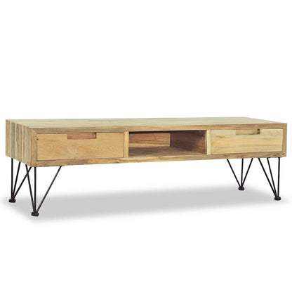 244575 vidaXL TV Cabinet 120x35x35 cm Solid Teak