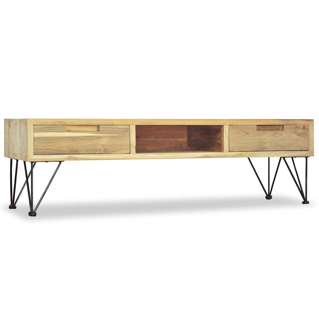 244575 vidaXL TV Cabinet 120x35x35 cm Solid Teak