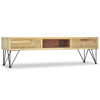 244575 vidaXL TV Cabinet 120x35x35 cm Solid Teak