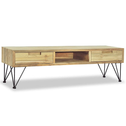 244575 vidaXL TV Cabinet 120x35x35 cm Solid Teak