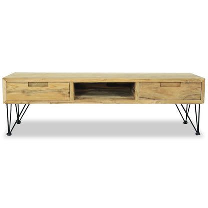 244575 vidaXL TV Cabinet 120x35x35 cm Solid Teak