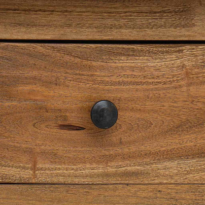 Sideboard Solid Mahogany Wood 100x30x50 cm