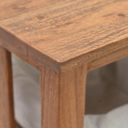 244489 vidaXL Console Table Solid Mahogany Wood 69x28x70 cm