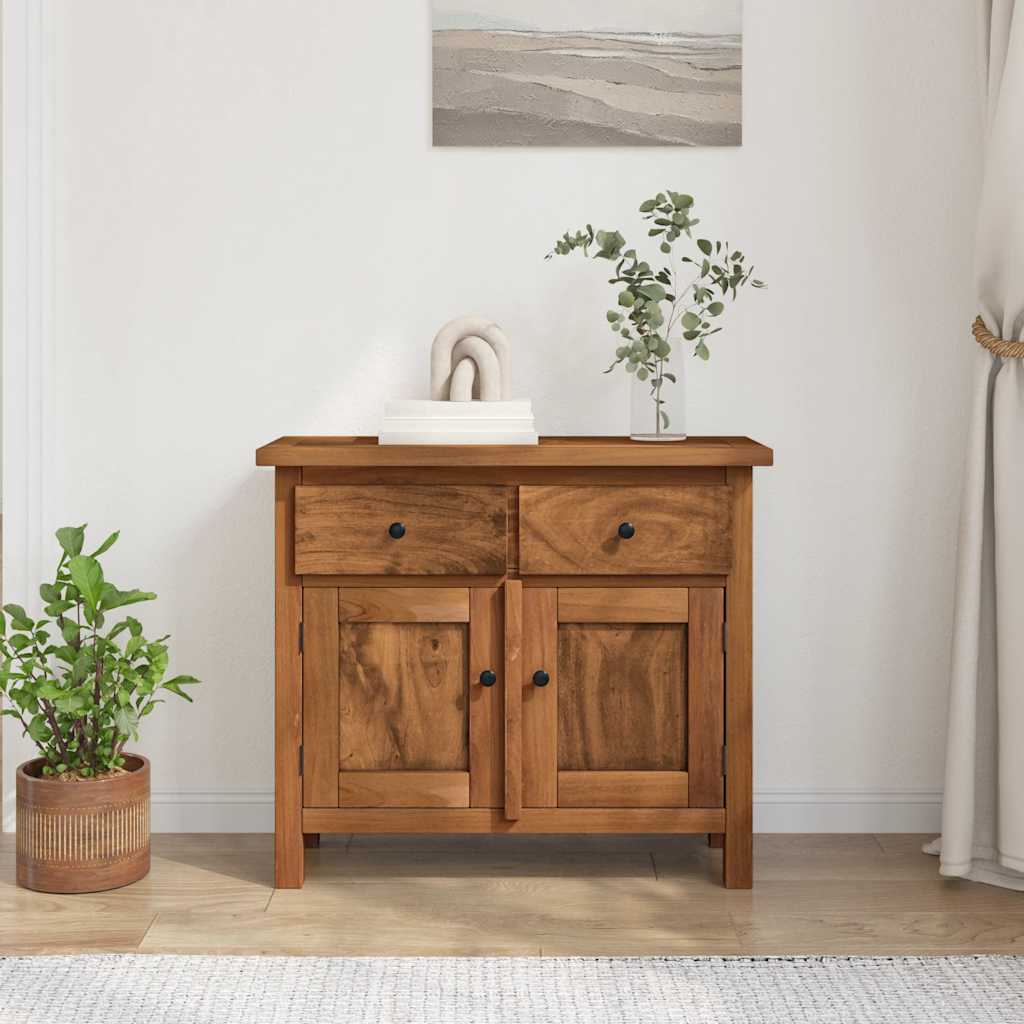 244490 vidaXL Sideboard Solid Mahogany Wood 75x30x65 cm