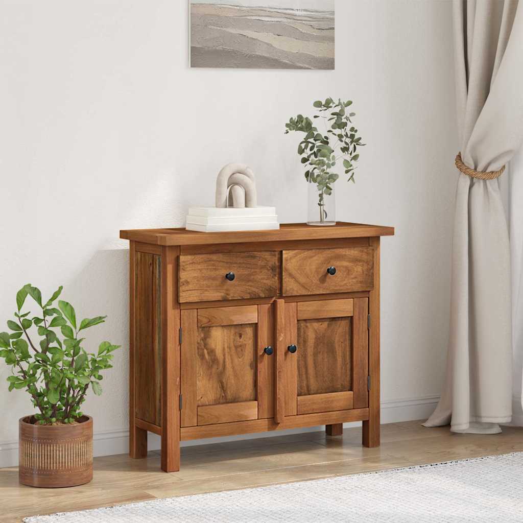 244490 vidaXL Sideboard Solid Mahogany Wood 75x30x65 cm