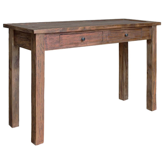 Console Table | Varied wood tones | Solid mahogany wood | Medium