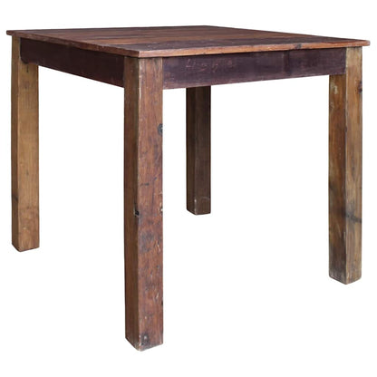 Dining Table Mixed Recycled Wood 82x80x76 cm