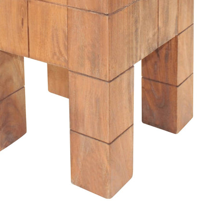 Stool Solid Mahogany Wood