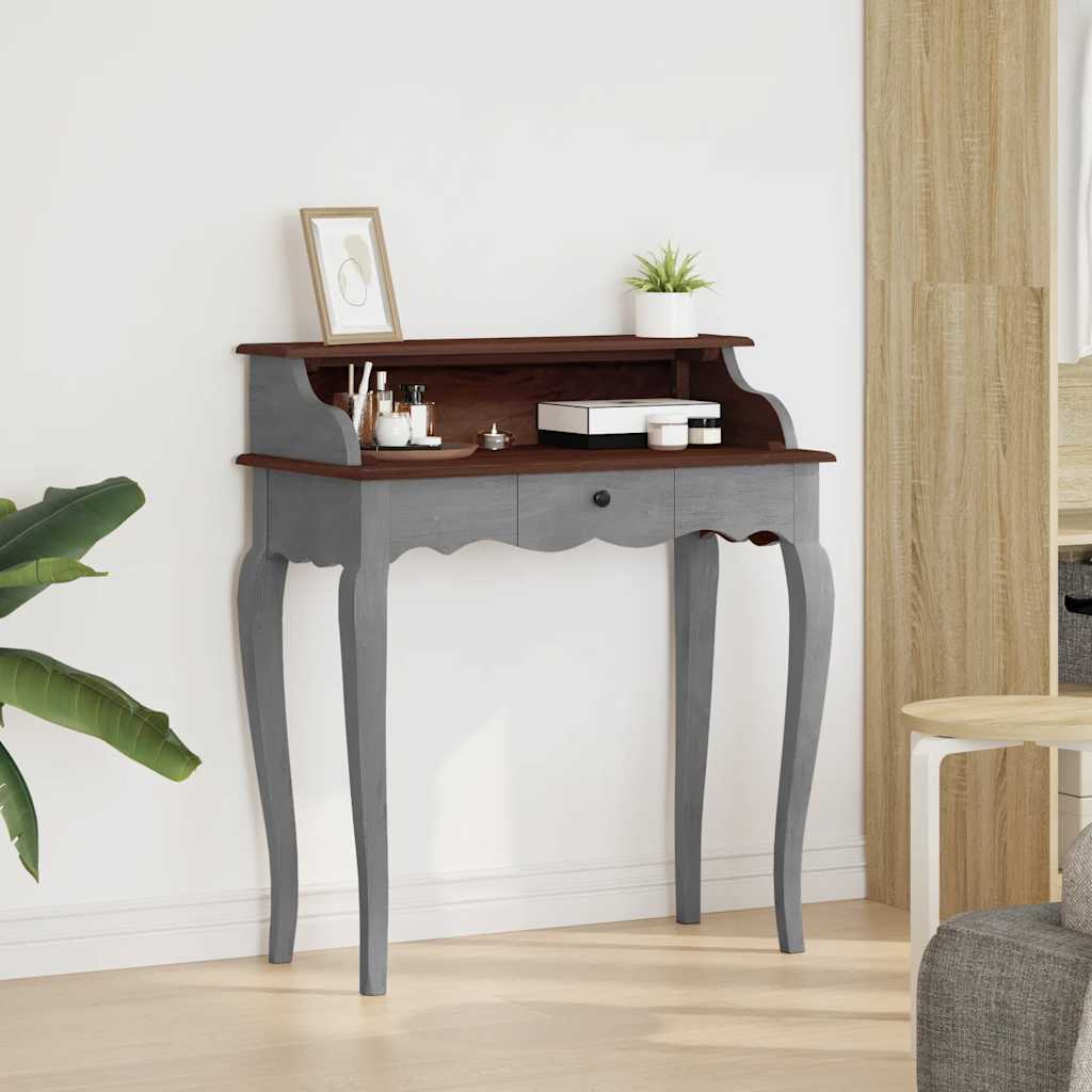 Writing Desk Solid Mahogany Wood 80x40x92 cm