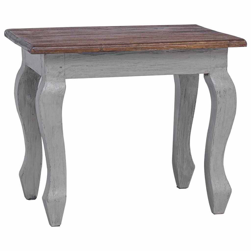 Nesting Table Set 3 Pieces Solid Mahogany Wood