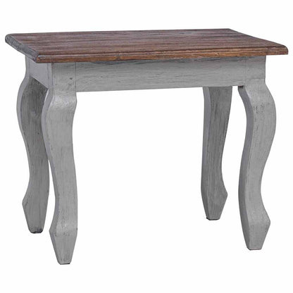 Nesting Table Set 3 Pieces Solid Mahogany Wood
