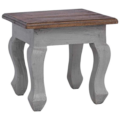 Nesting Table Set 3 Pieces Solid Mahogany Wood