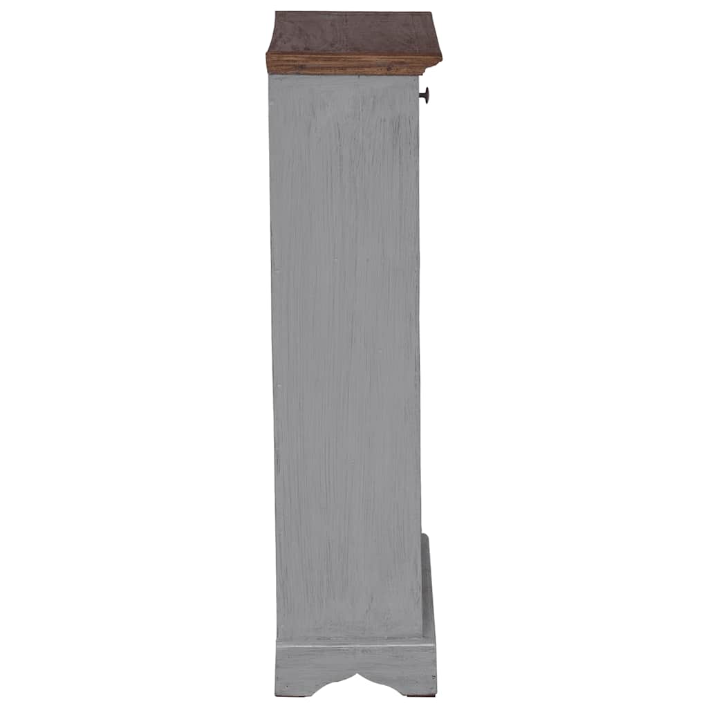 244507 vidaXL Wine Rack Solid Mahogany Wood 55x23x85 cm