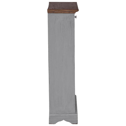 244507 vidaXL Wine Rack Solid Mahogany Wood 55x23x85 cm