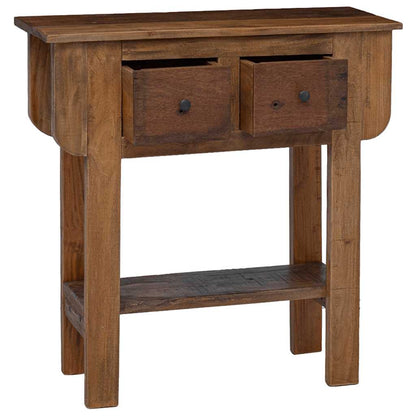 244509 vidaXL Console Table Mixed Recycled Wood 80x35x80 cm