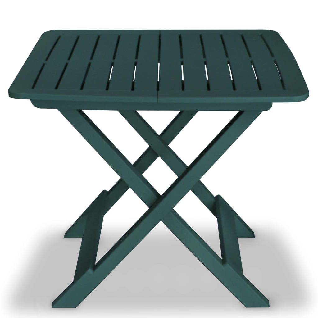 Garden Furniture Set | Green | Plastic | Small | Foldable | Bistro Set