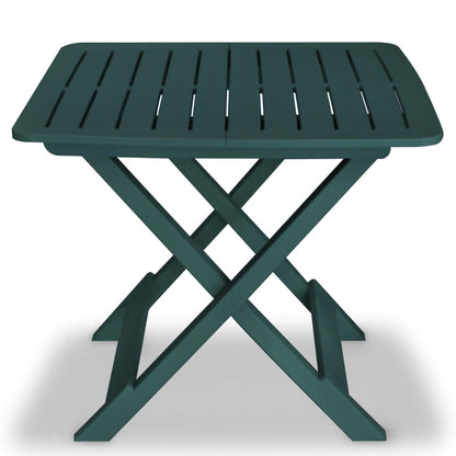 Garden Furniture Set | Green | Plastic | Small | Foldable | Bistro Set