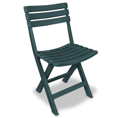 Garden Furniture Set | Green | Plastic | Small | Foldable | Bistro Set