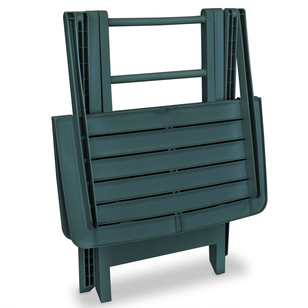 Garden Furniture Set | Green | Plastic | Small | Foldable | Bistro Set