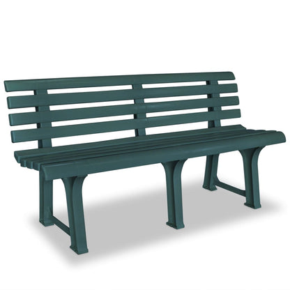Garden Bench | Green | Plastic | Medium |  Durable  | Garden Bench