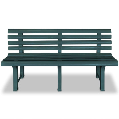 Garden Bench | Green | Plastic | Medium |  Durable  | Garden Bench