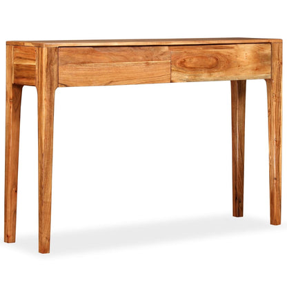 244957 vidaXL Console Table Solid Wood 118x30x80 cm