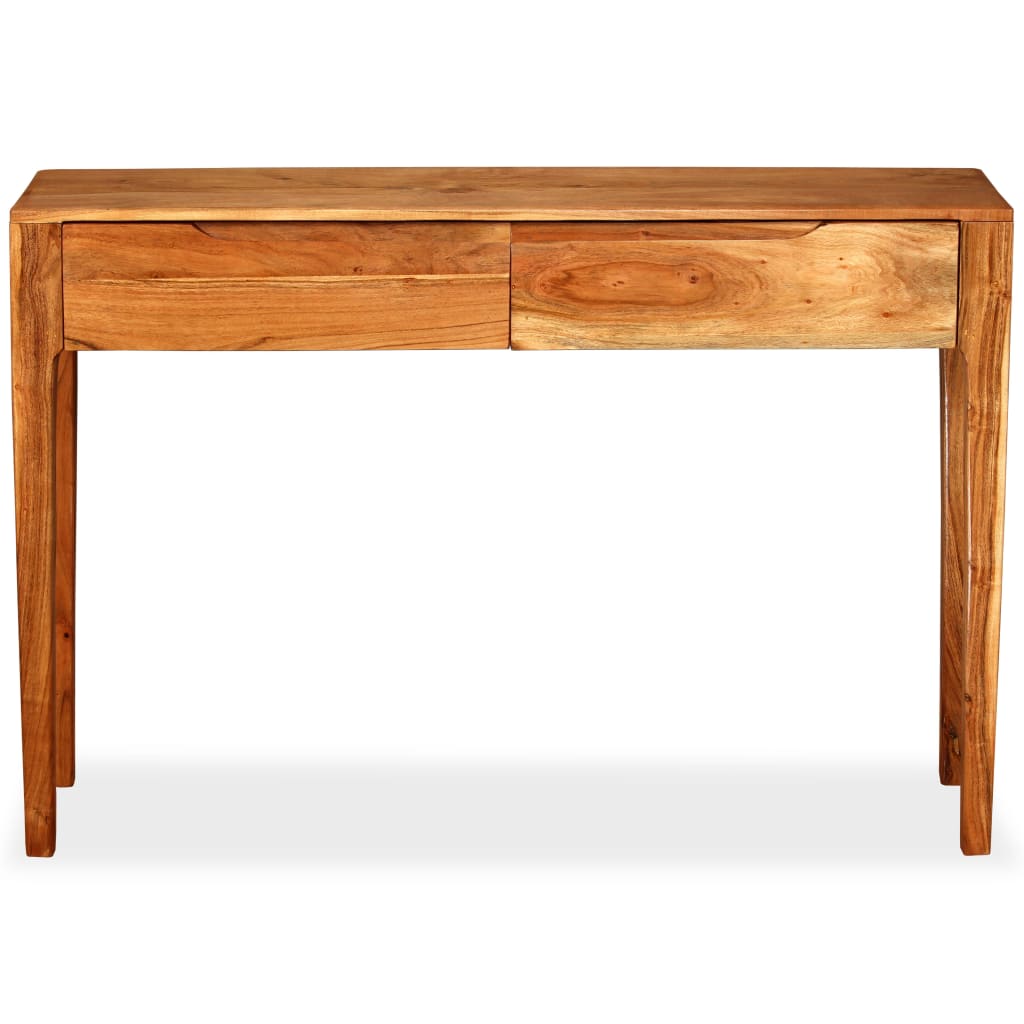 244957 vidaXL Console Table Solid Wood 118x30x80 cm