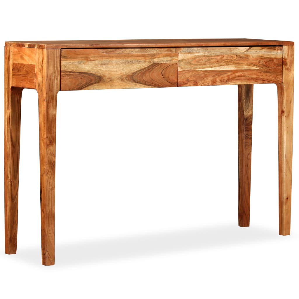 244957 vidaXL Console Table Solid Wood 118x30x80 cm