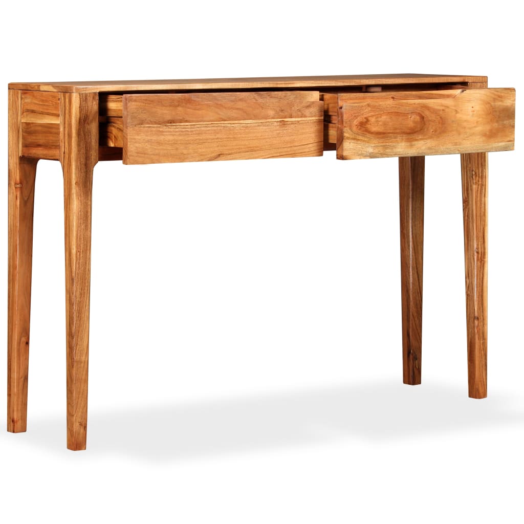 244957 vidaXL Console Table Solid Wood 118x30x80 cm
