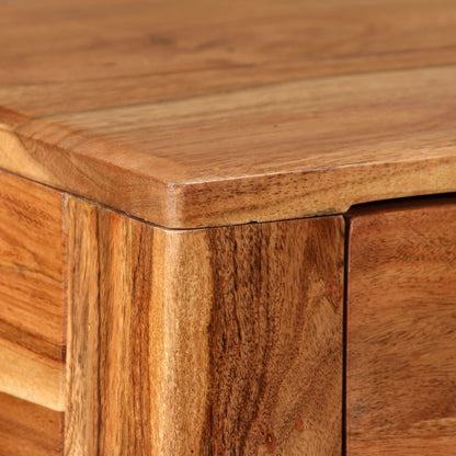 244957 vidaXL Console Table Solid Wood 118x30x80 cm